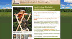 Desktop Screenshot of ansitzleiter.de